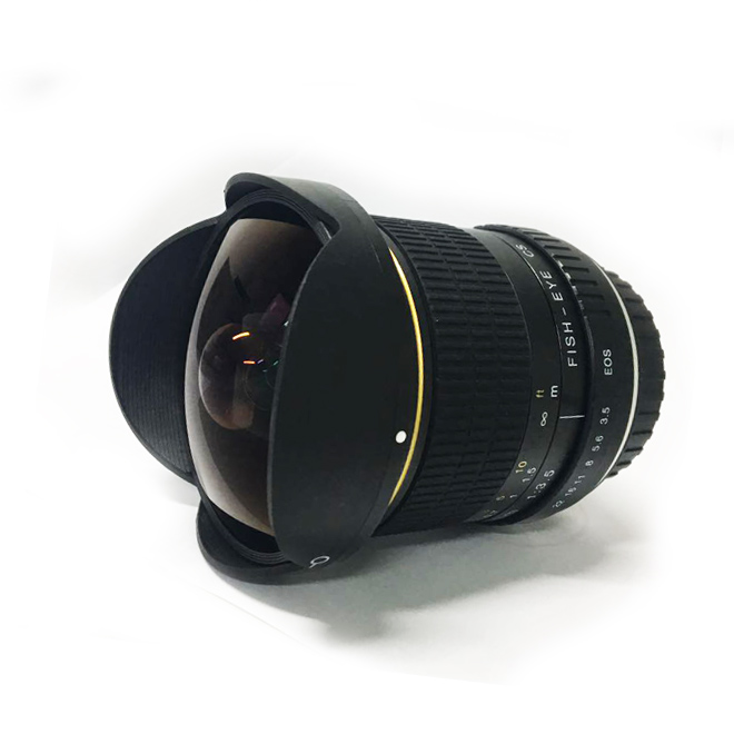 Objectif d'appareil photo reflex fisheye 8 mm