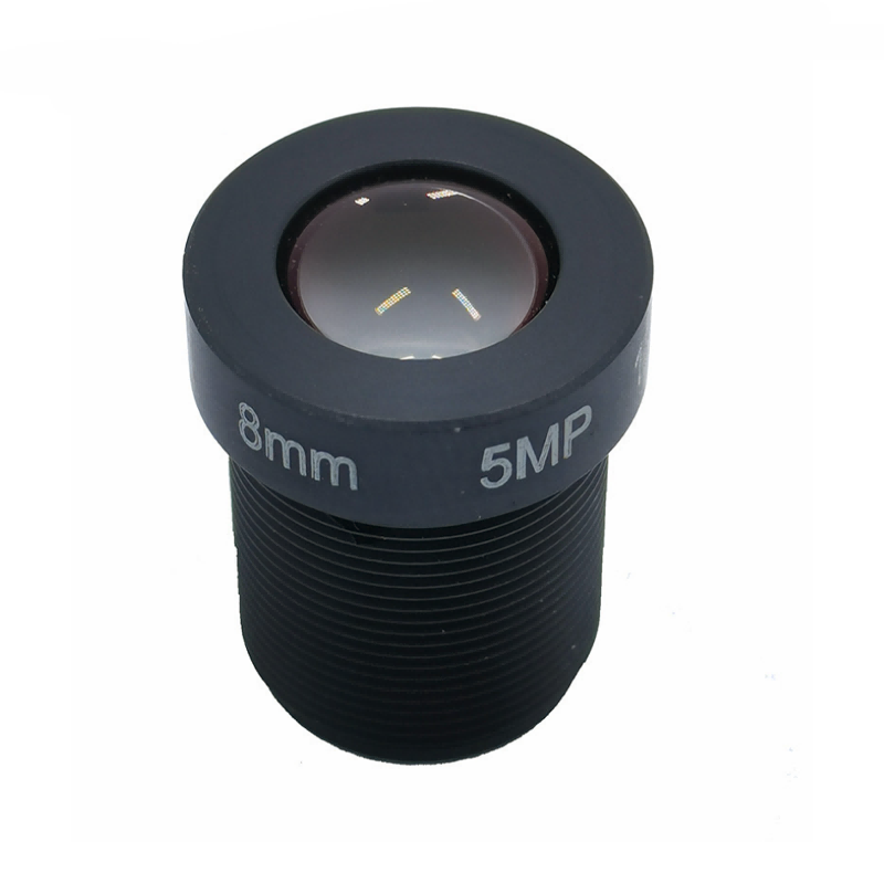 Objectif de caméra AIoT M12 5MP 8 mm 1/2,7